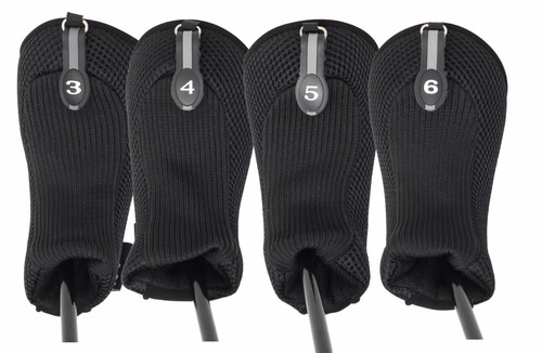 NEW THICK Lady 3 4 5 6 Set Womens HEAD COVERS HYBRID GOLF CLUB Ladies HEADCOVER - 第 1/6 張圖片