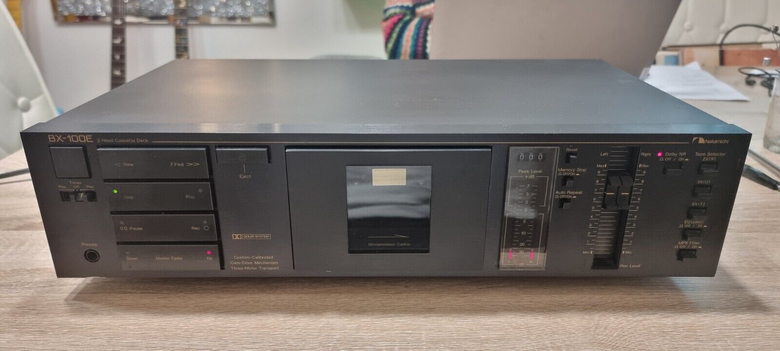 Nakamichi BX-100 2 Head Cassette Deck EXCELLENT fully working