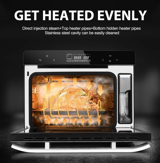 Vestaware Convection Steam Oven 32qt Led Display Toaster Oven