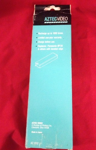 12 voltios 2000 Mah Aztec videocámara batería video AZ 2012 Panasonic BP20 6 voltios - Imagen 3 de 9