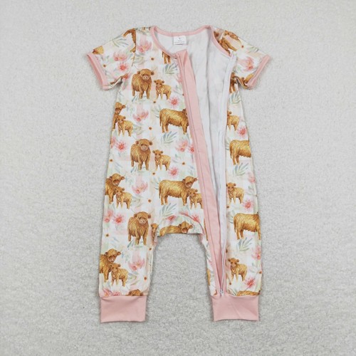 Summer Baby Boys Outdoor Romper Short Sleeve Zip One-pieces Bodysuit - Picture 8 of 17