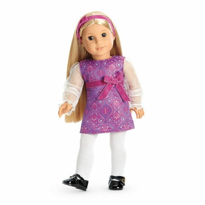 American Girl Doll Julie/'s Purple Lavender Paisley Holiday Outfit NEW!
