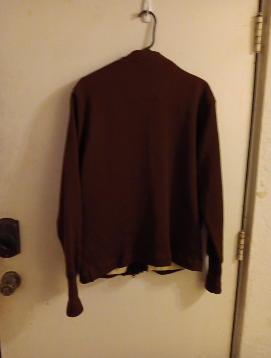 トップス 60s SKOOKUM shooting cardigan Vintage 1950s of 1960s Skookum Black Wool Shooting Hunting