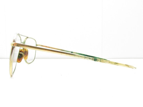AMERICAN OPTICAL AO AVIATOR EYEGLASSES FRAMES pilot engineer 52-20-140 98526 - Picture 7 of 9