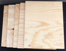 5 X 15mm Plywood Sheet Offcuts Aprox 260mm X 205mm Wood Board