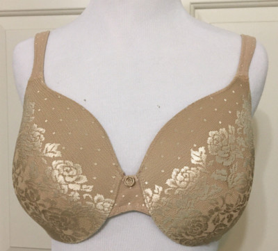 Soma 34D beige Stunning Support No Show Minimizer Bra women's