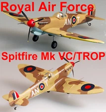 Easy Model 1/72 RAF Spitfire Mk VC/TROP RAF 417th Sqn Wing Commander 1942 #37216