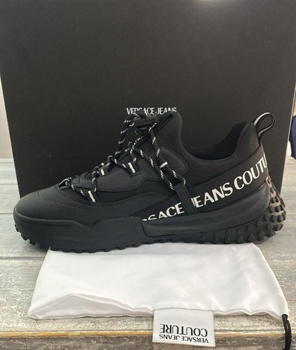 Versace Jeans Couture Men's Black Shoe Size EU 41 VJU5 (Insole 26 cm) - Picture 5 of 6