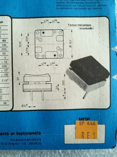 Vintage Electronic Circuit Module Disque - ITT Jeanrenaud 100 pc Dispenser Pack - Picture 6 of 9