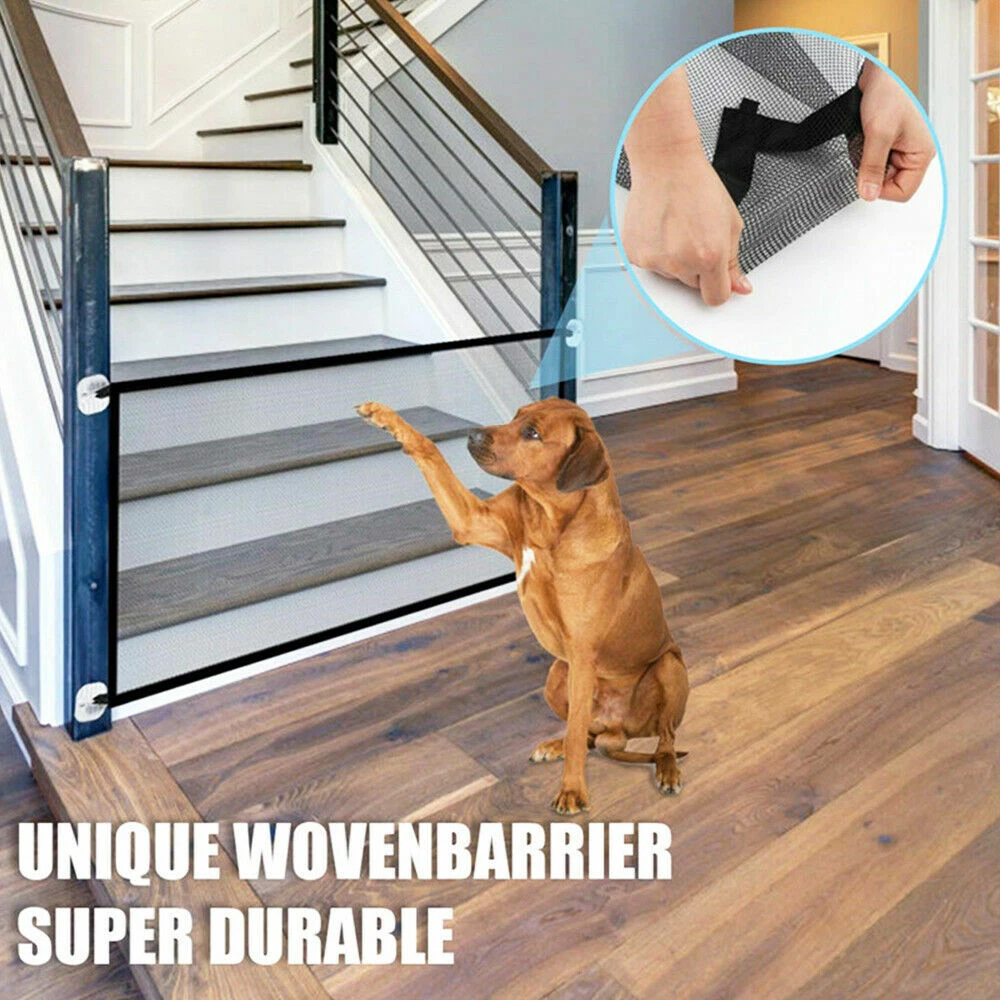 Fabric store dog gate