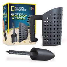 NATIONAL GEOGRAPHIC Metal Detector Accessories – includes Sand Scoop for Meta...