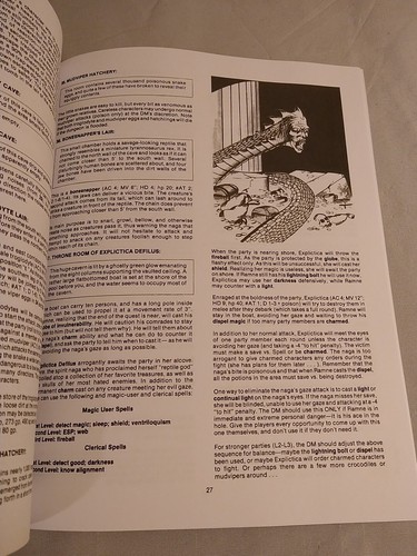Dungeons and Dragons Reimpresión de N1 Against the Cult of the Reptile God Adventure - Imagen 5 de 9