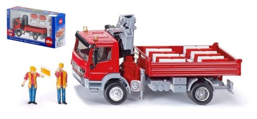 MODELLINO CAMION STATICO SIKU MERCEDES C/BRACCIO GRU MODELLISMO SCALA 1:50 - Foto 2 di 5