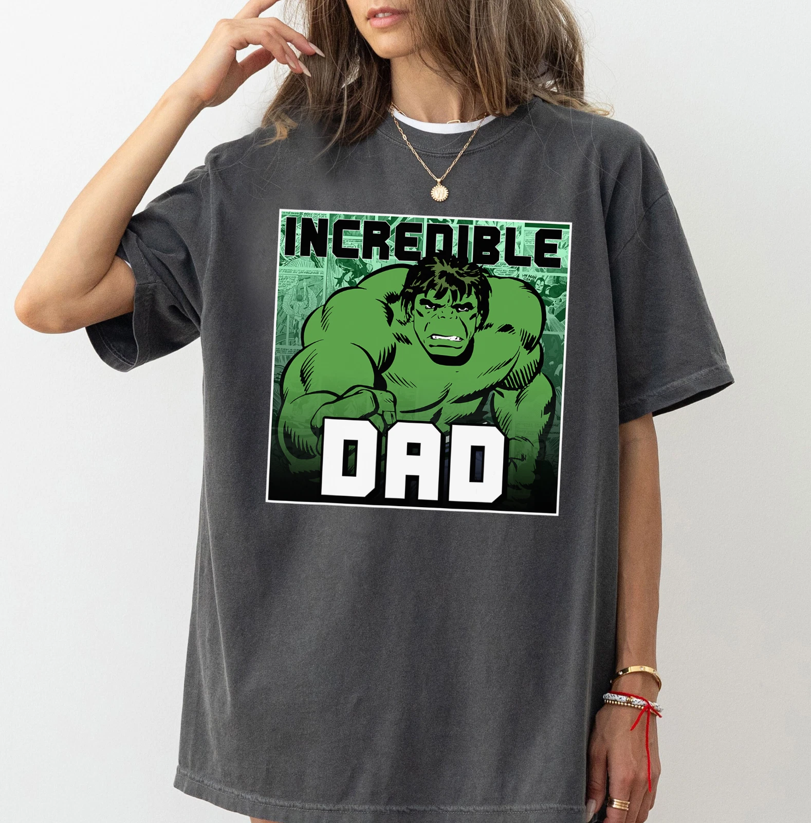Marvel Hulk Father's Day Unisex Adult T-Shirt