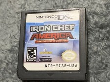 Iron Chef America: Supreme Cuisine (Nintendo DS, 2008) 3DS Game Only Tested