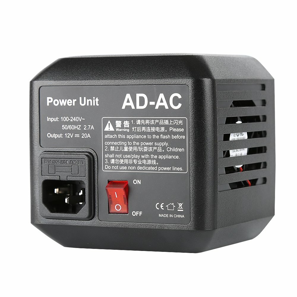 Godox 500cm Cable AD-AC AC Power Source Adapter for AD600B AD600BM ...