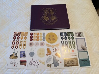 Harry Potter Hogwarts Scrapbook Journal with Stickers New