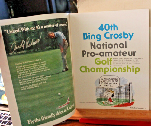 40th Crosby 1981 National Pro-Am Golf Championship Program - Picture 2 of 3