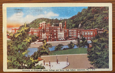 1946 Univ. of Pittsburgh Junior College & Senior High Sch Johnstown PA Postcard