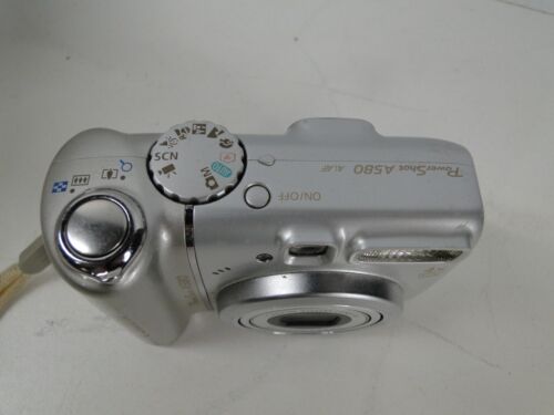 Canon PowerShot A580 8.0MP Digital Camera -Tested w Accessories & Box - Picture 3 of 18