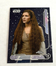 Leia Organa 2024 Star Wars Topps Chrome Rebel Alliance Refractor Card