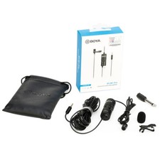 BOYA BY-M1 Pro 6m Clip-on Lavalier Microphone for Smartphone Camera DSLR