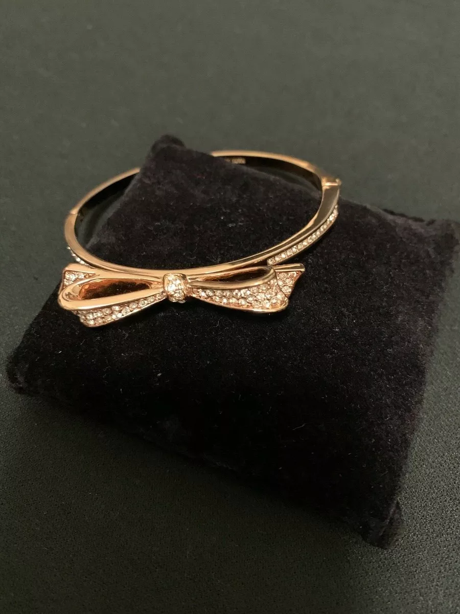 Kate spade rose deals gold bow bracelet