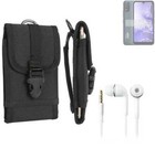 Holster pour Tecno Pop 5S + écouteurs sac ceinture cas couverture protection