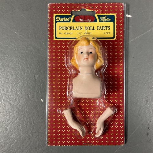 LOT OF 4 - Darice Angels Vintage Porcelain Doll Parts Sets Heads, Hands, & Legs - Picture 2 of 24