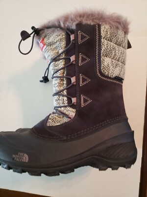 THE NORTH FACE Girls Size 5 Shellista Lace II Winter Snow Boots New without Tags