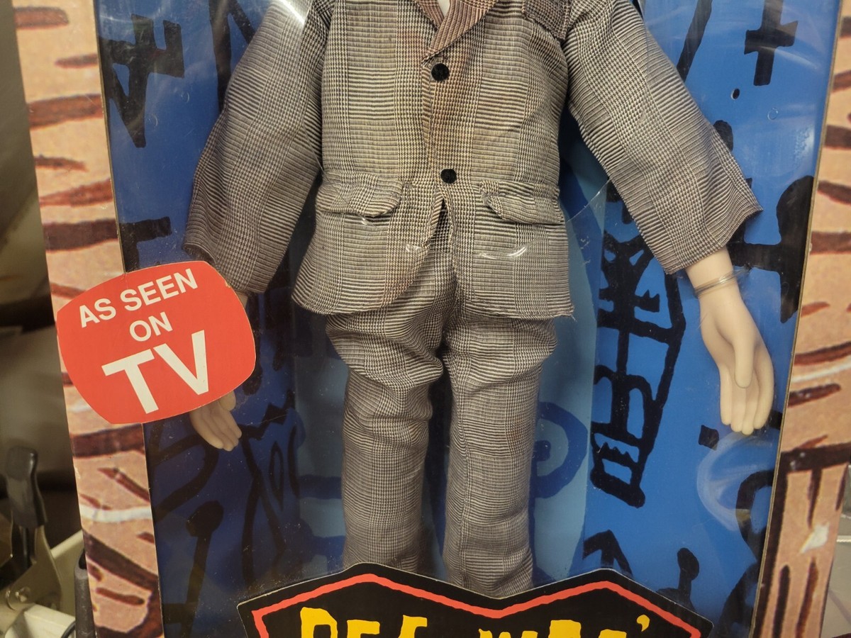 VINTAGE TALKING PEE WEE HERMAN DOLL IN BOX NEVER OPENED VINTAGE TALKING PEE WEE HERMAN DOLL IN BOX NEVER OPENED