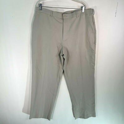 Ben Hogan Performance Mens Flat Front Mid Rise Gray Golf Pants Size 40X30