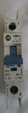 Allen Bradley 1489-A1C040 Circuit Breaker, 1 Pole, 4A, 277V Used (2 Pcs)