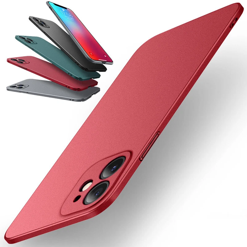 For iPhone 14 15 Pro Max 13 12 11 Pro Max ShockProof Matte Slim Hard Case Cover - Image 2 of 4