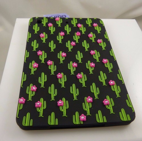 para iPad mini, funda diseño cactus bling fondo negro verde y elige - Imagen 1 de 3