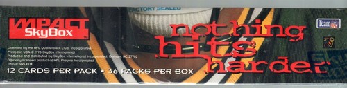 1995 Fleer Football 36 Pack Full Factory Sealed Wax Box  - Picture 3 of 3