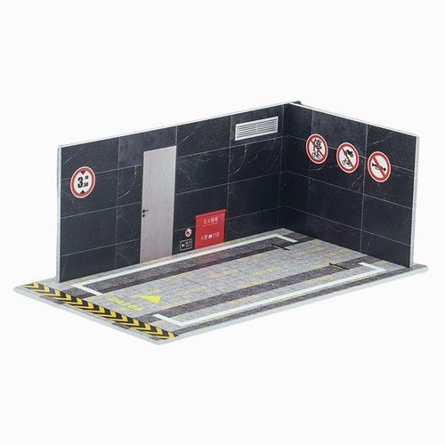1/24 Diorama Car Model Parking Lot Scene Garage Background for Collection Garage - Picture 39 of 40