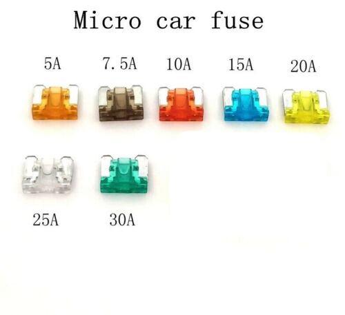 14PCS Car Auto Mini Micro Blade Fuse 5 7.5 10 15 20 25 30Amp Accessories Kits - Picture 2 of 10
