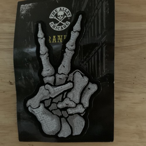 Vintage Heavy Metal Branded Skull Theme Patches The Alley Chicago - Picture 4 of 6
