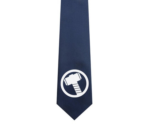 Thor Symbol Men Woven Skinny Groom 2.5" Party Tie Necktie Cufflink Cuff Link - Picture 11 of 29