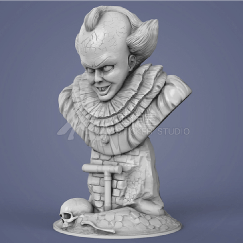 IT Pennywise 3D Printing Unpainted Figure Model GK Blank Kit New Hot Toy Stock - Picture 5 of 9