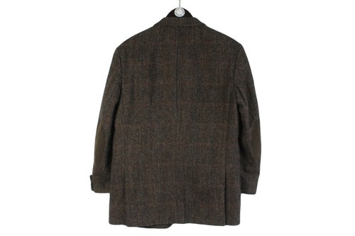 authentic HARRIS TWEED x Barutti authentic Blazer Jacket Pure Wool classic - Picture 2 of 8