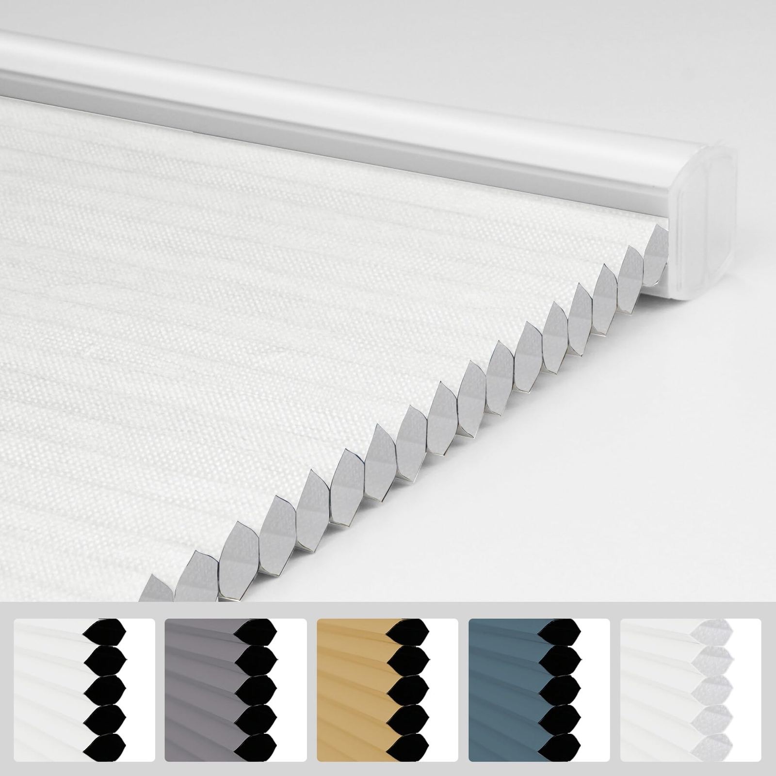 Blackout Shades Cordless Blinds Cellular Fabric Blinds Honeycomb Door Window ...