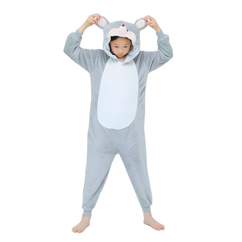 Onesie Kigurumi Pyjama Kinder Karneval Comic Jumpsuit Kostüm Warm 95-145cm - Bild 79 von 81