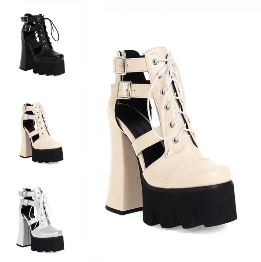4 Colors Special sale item Women Punk Casual Super High Sandal Shoes Heel Weekly update Platform