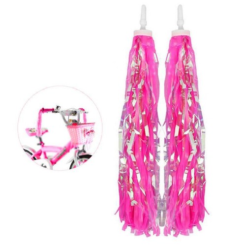 2PCS Bike Scooter Streamers Tricycle Kids Girls Boys Handlebar Grips Tassels New - Bild 11 von 13