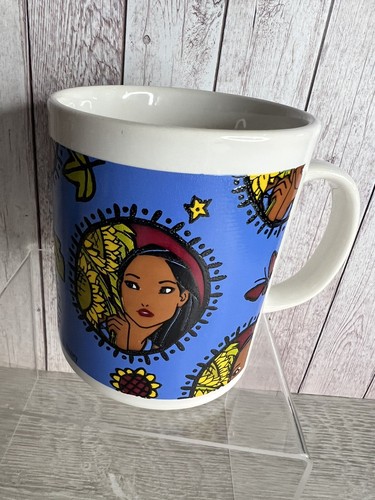 NEW Vintage 90’s Disney Pocahontas Mug Staffordshire Tableware Made UK Tetley - Picture 2 of 5