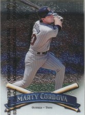FREE SHIPPING-MINT-1998 Topps Finest Marty Cordova #218-PLUS TWINS BONUS CARDS