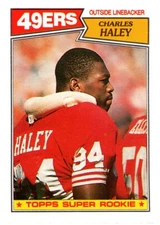 1987 Topps #125 Charles Haley - HOF Rookie RC FREE SHIPPING!