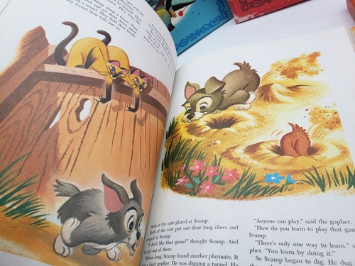 Walt Disney Parade Fun Fact Fantasy Fiction Golden Press set 4 libri HC vintage - Foto 7 di 24